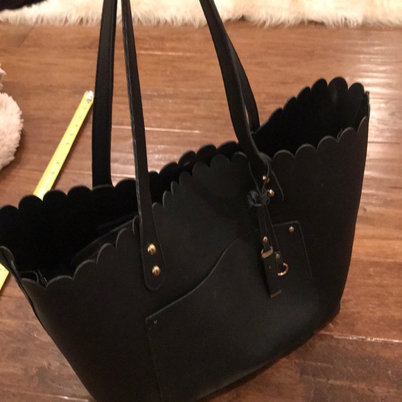 Moda Luxe black tote bag  key and removable bag - Picture 8 of 8